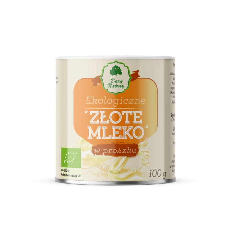 Złote mleko EKO Dary Natury w opakowaniu 100 g