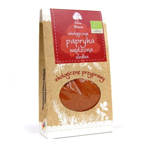 Papryka wędzona słodka EKO Dary Natury w opakowaniu 50 g