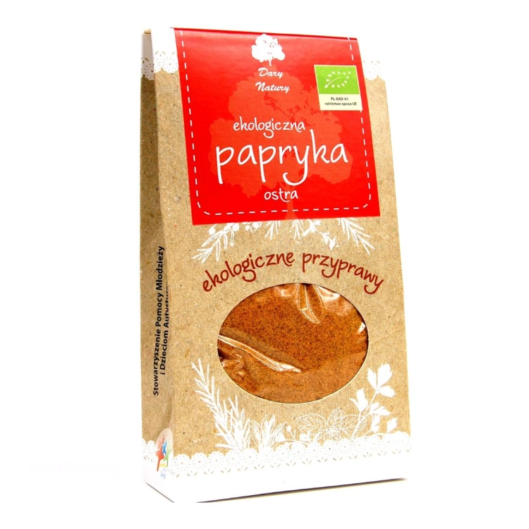 Papryka ostra EKO Dary Natury w opakowaniu 90 g