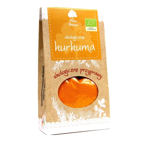 Kurkuma EKO marki Dary Natury w opakowaniu 50 g