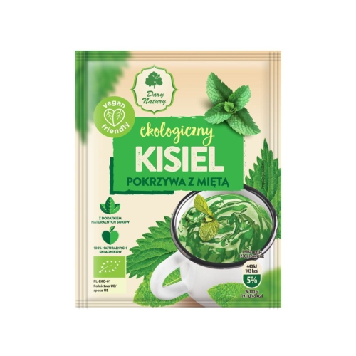 Kisiel pokrzywa z miętą EKO Dary Natury w opakowaniu 30 g