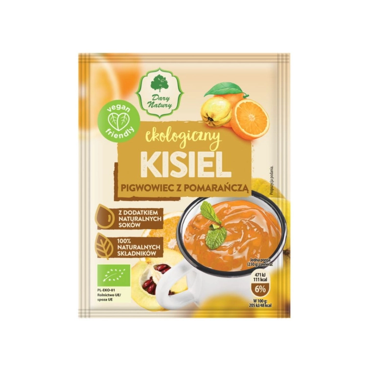 Kisiel pigwowiec z pomarańczą EKO Dary Natury w opakowaniu 30 g