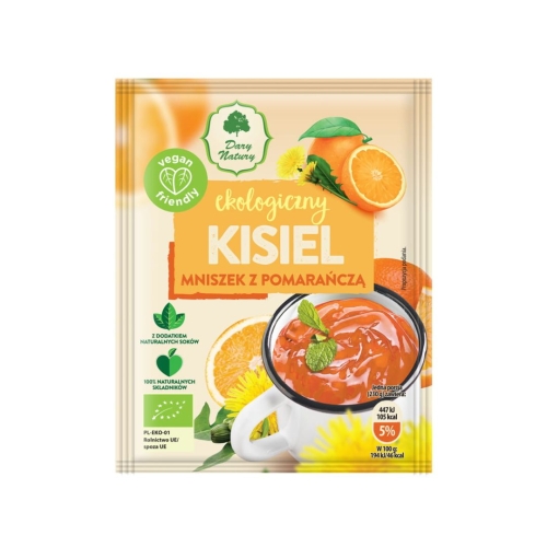 Kisiel mniszek z pomarańczą EKO Dary Natury w opakowaniu 30 g