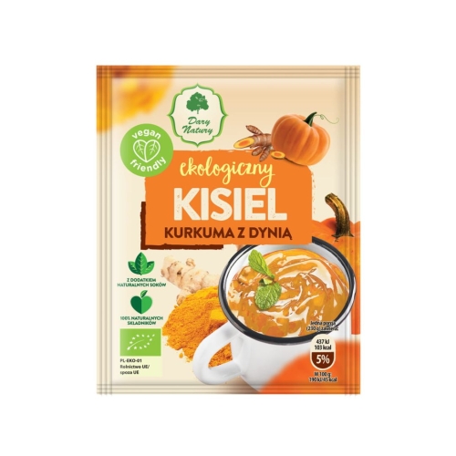 Kisiel kurkuma z dynią EKO Dary Natury w opakowaniu 30 g