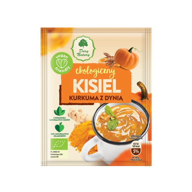 Kisiel kurkuma z dynią EKO Dary Natury w opakowaniu 30 g