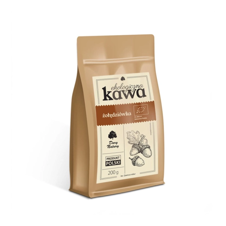 Kawa żołędziówka EKO Dary Natury w opakowaniu 200 g