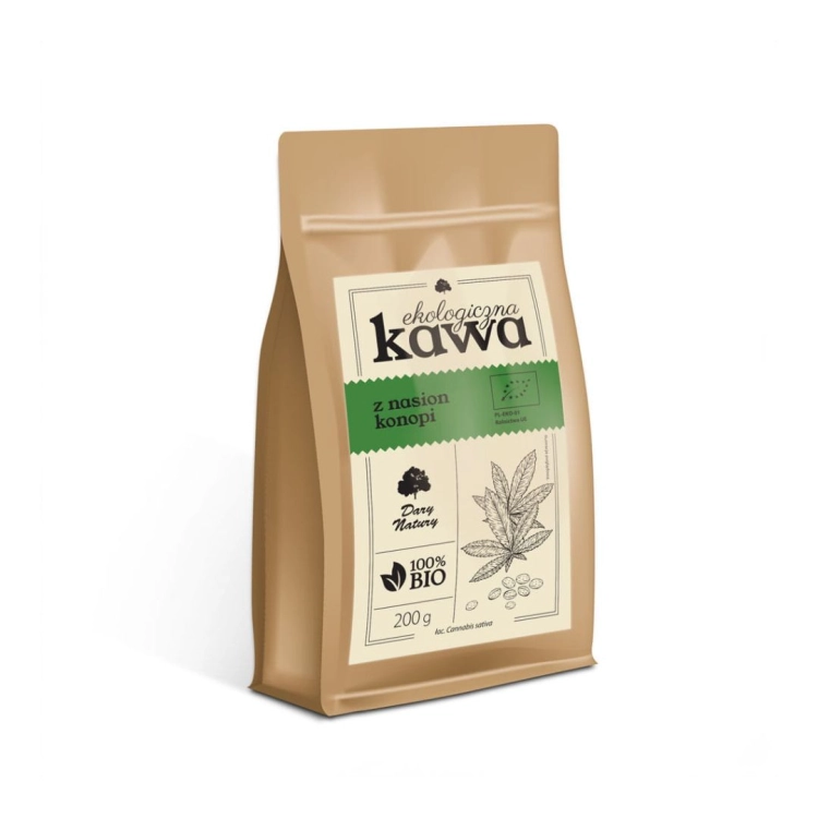 Kawa z nasion konopi EKO Dary Natury w opakowaniu 200 g