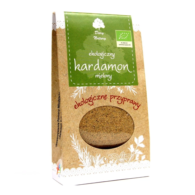 Kardamon mielony EKO Dary Natury w opakowaniu 50 g