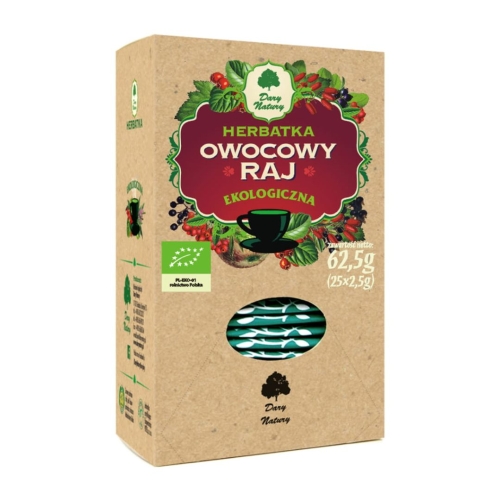 Herbatka Owocowy raj EKO Dary Natury w opakowaniu 62,5 g