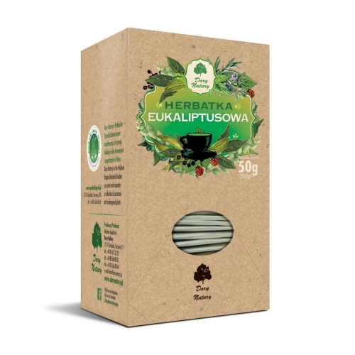 Herbatka eukaliptusowa EKO Dary Natury w opakowaniu 50 g