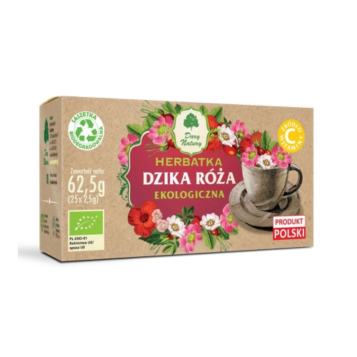 Herbatka dzika róża EKO Dary Natury w opakowaniu 62,5 g