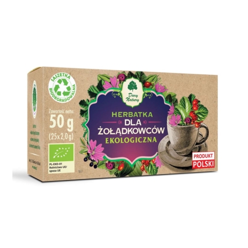 Herbatka dla Żołądkowców EKO Dary Natury w opakowaniu 50 g