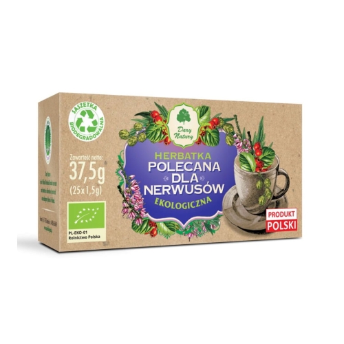 Herbatka dla nerwusów EKO Dary Natury w opakowaniu 37,5 g