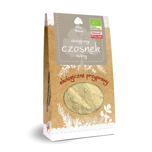 Czosnek mielony EKO Dary Natury w opakowaniu 50 g