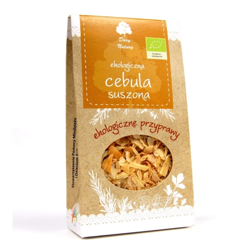 Cebula suszona EKO Dary Natury w opakowaniu 40 g
