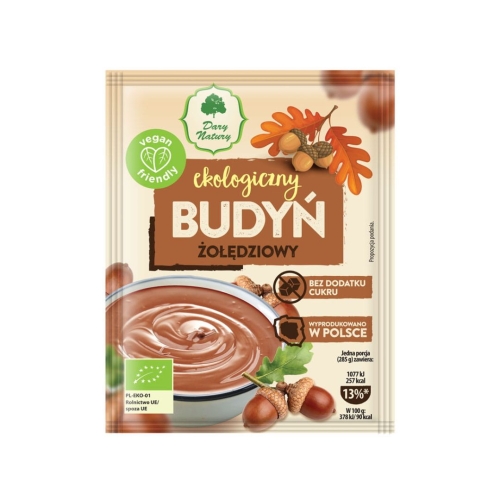 Budyń żołędziowy EKO Dary Natury w opakowaniu 40 g