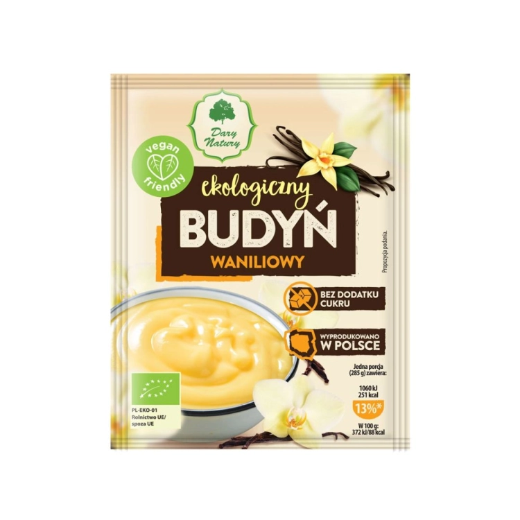 Budyń waniliowy EKO Dary Natury w opakowaniu 40 g