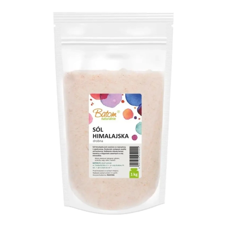 Sól himalajska drobna w opakowaniu 1 kg