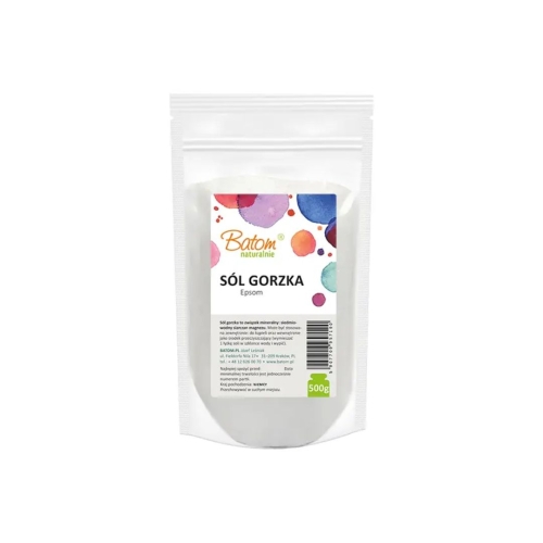 Sól gorzka Epsom spożywcza Batom w opakowaniu 500 g