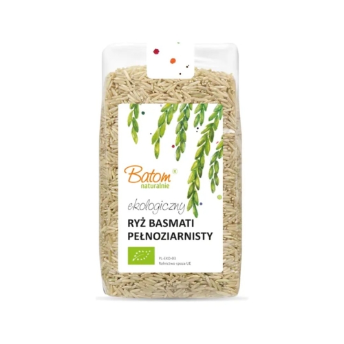 Ryż basmati pełnoziarnisty BIO Batom w opakowaniu 500 g