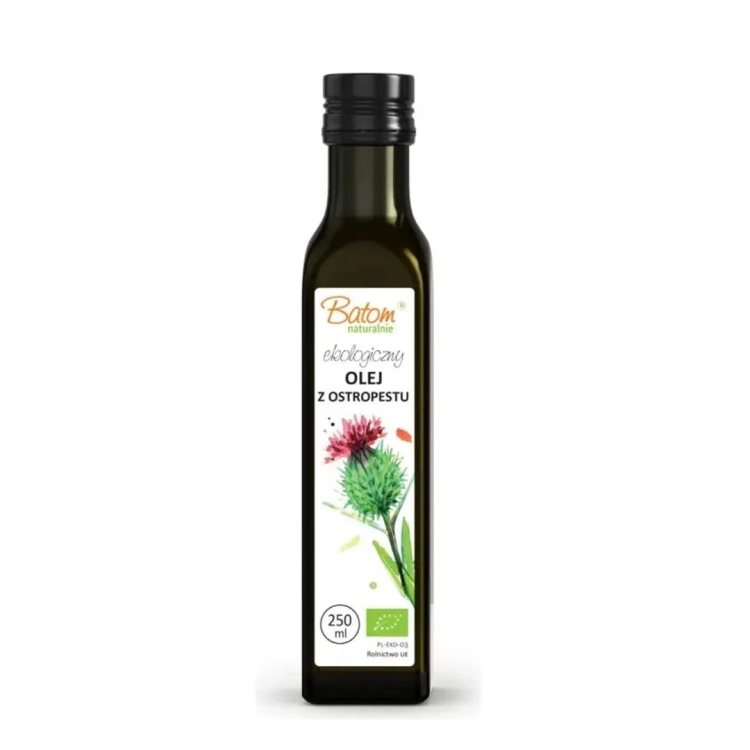Olej z ostropestu BIO Batom w butelce 250 ml