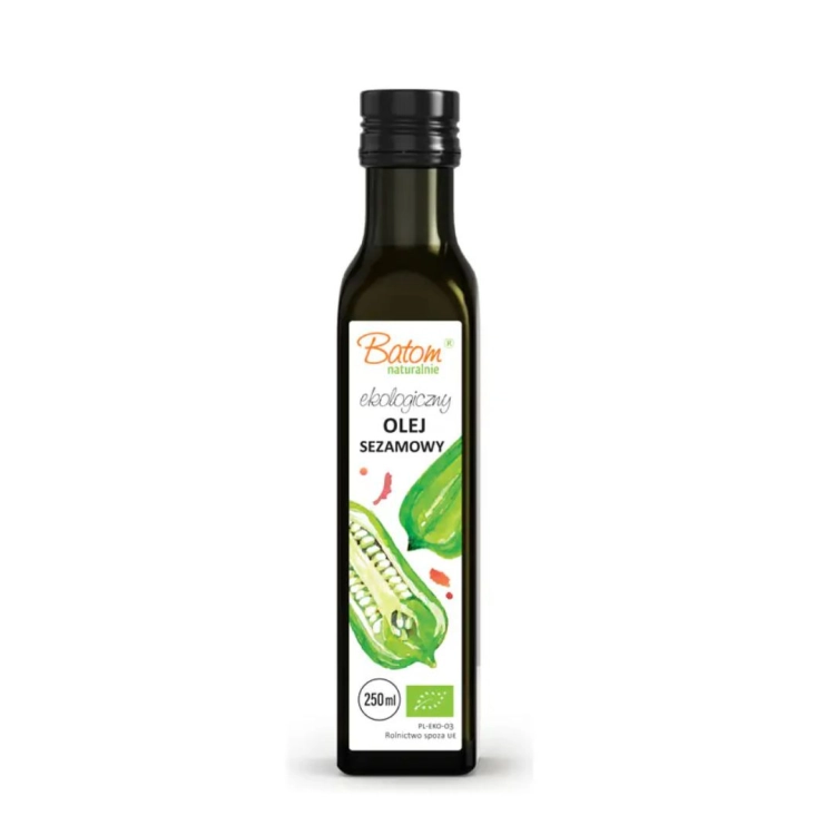 Olej sezamowy BIO Batom w butelce 250 ml