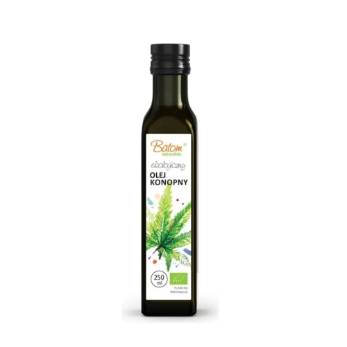 Olej konopny BIO Batom w butelce 250 ml