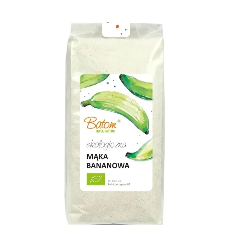 Mąka bananowa BIO Batom w opakowaniu 500 g