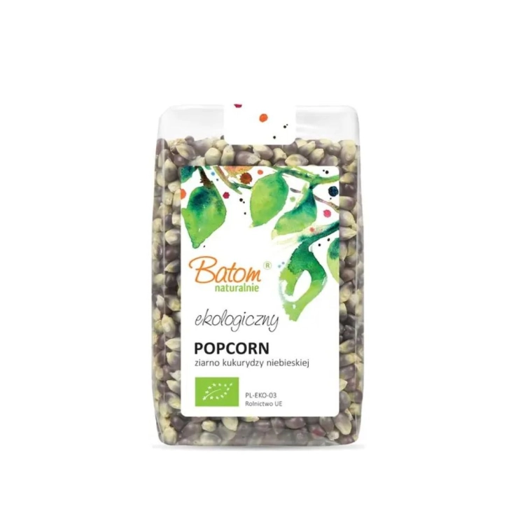 Kukurydza na popcorn niebieska BIO Batom w opakowaniu 250 g
