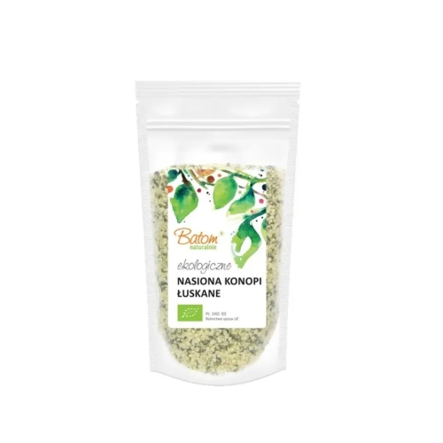 Konopie nasiona łuskane BIO Batom w opakowaniu 150 g