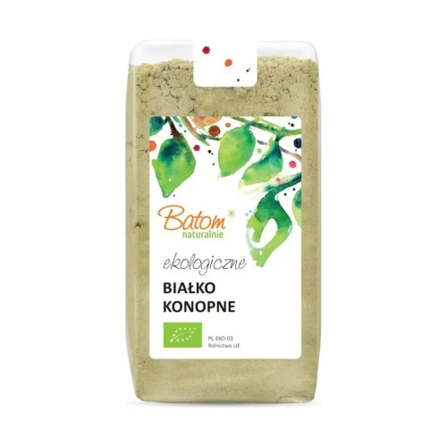 Białko konopne BIO Batom w opakowaniu 500 g
