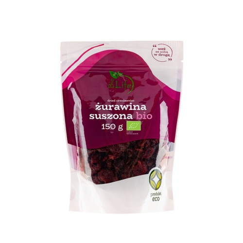 Żurawina suszona BIO 150 g Bio Life