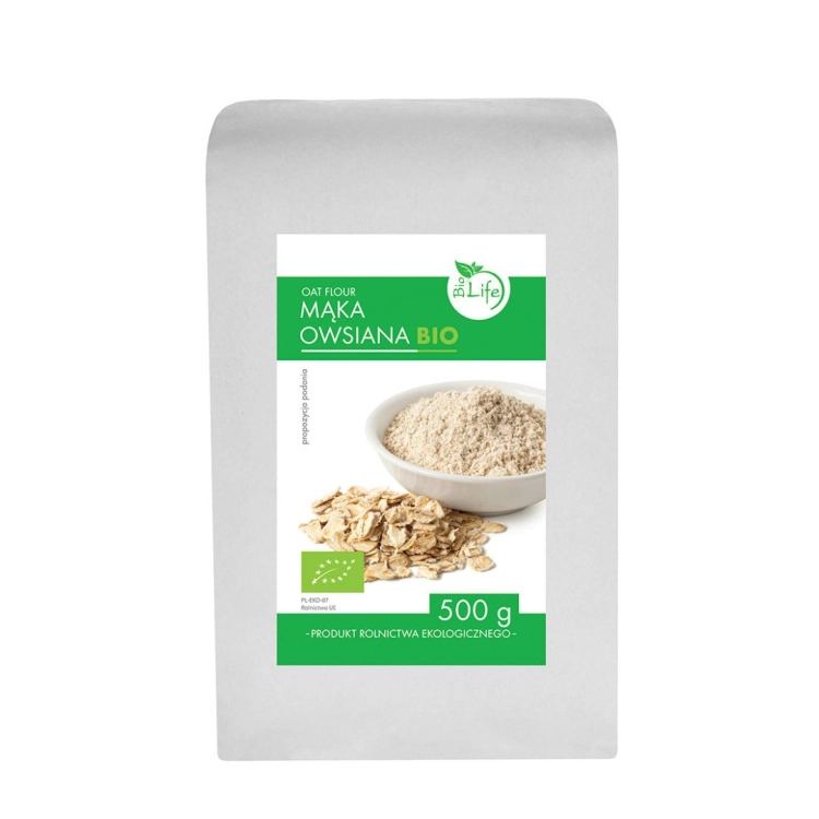 Mąka owsiana BIO 500 g Bio Life