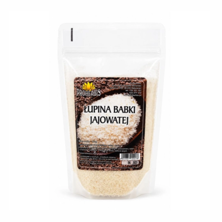 Łupina babki jajowatej PROHERBIS w opakowaniu 100 g