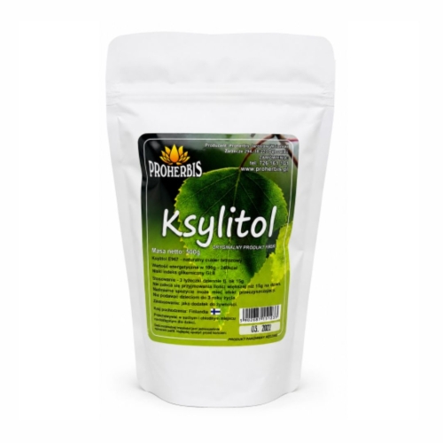 Ksylitol PROHERBIS w opakowaniu 500 g