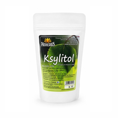Ksylitol PROHERBIS w opakowaniu 250 g