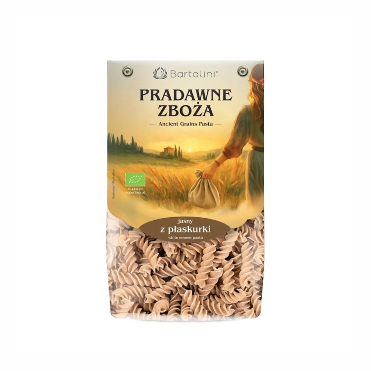 Makaron z płaskurki świderki BIO Bartolini 250 g