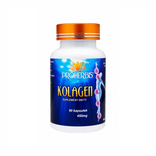 Kolagen rybi PROHERBIS, 90 kapsułek