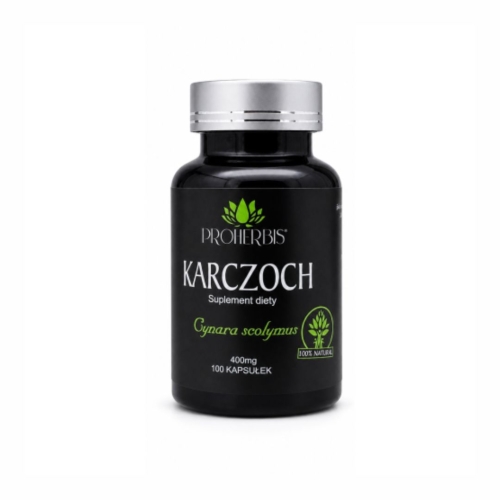 Karczoch PROHERBIS, 100 kapsułek