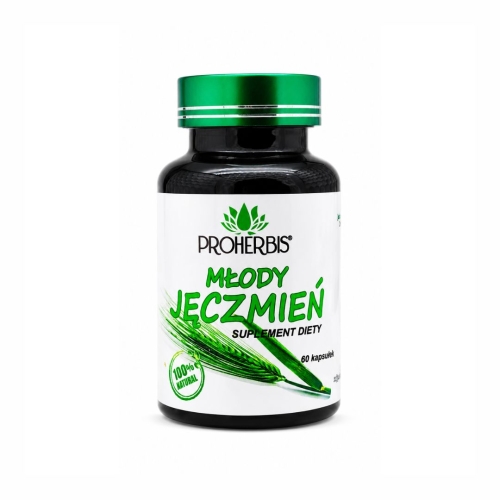 Jęczmień młody zielony PROHERBIS, 60 kapsułek