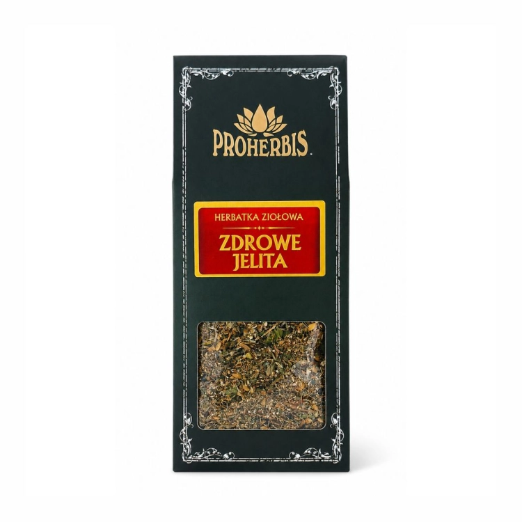 Herbatka Zdrowe jelita PROHERBIS w opakowaniu 100 g