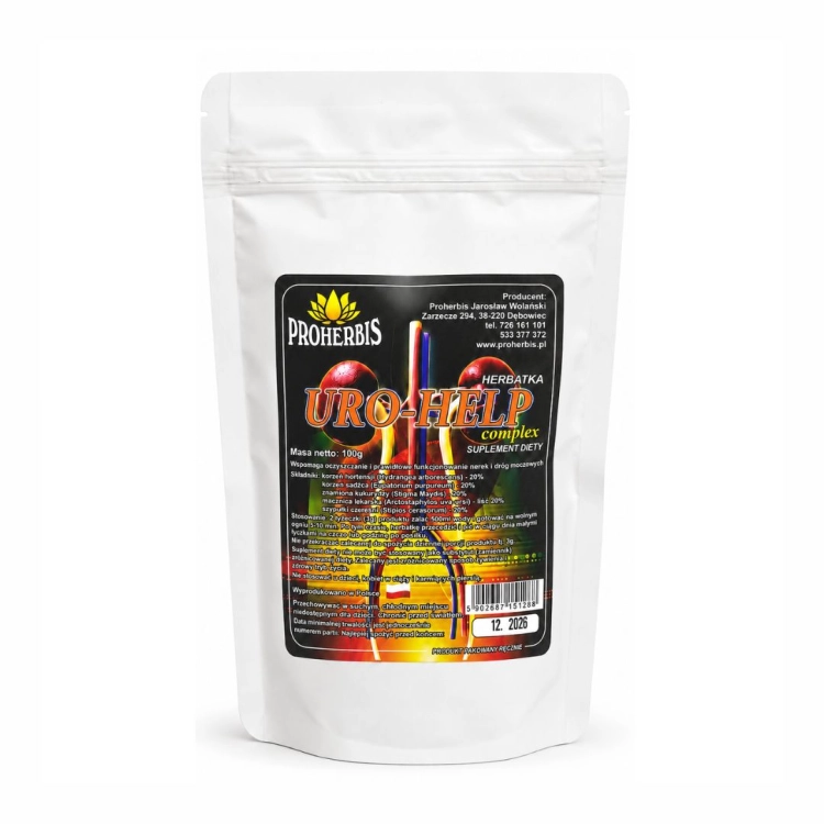Herbatka Uro‑Help complex PROHERBIS w opakowaniu 100 g