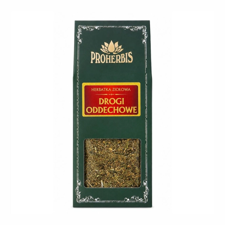 Herbatka Drogi oddechowe PROHERBIS w opakowaniu 100 g