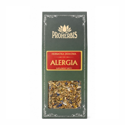 Herbatka Alergia PROHERBIS w opakowaniu 100 g