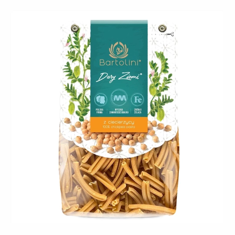 Makaron z ciecierzycy warkocz Bartolini 250 g