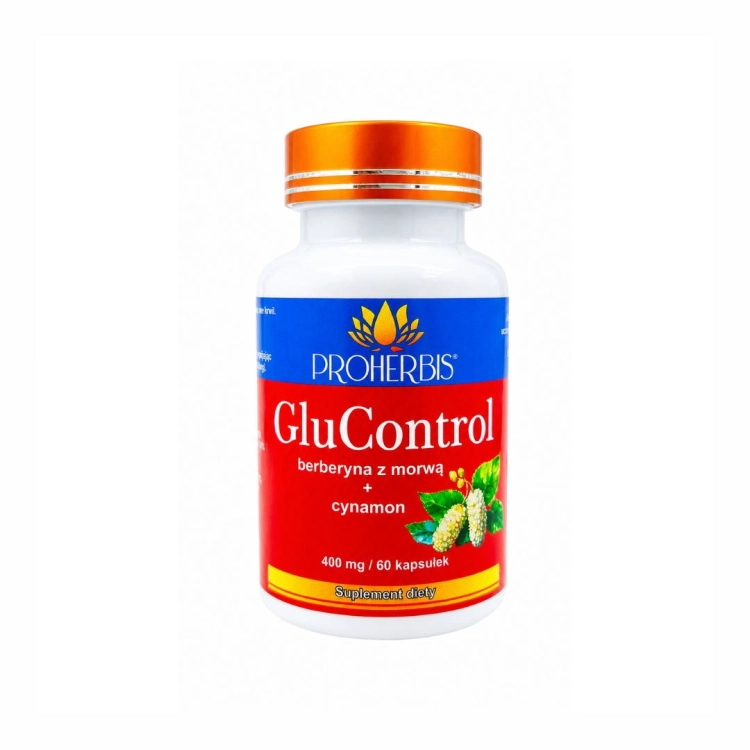 GluControl PROHERBIS, 60 kapsułek