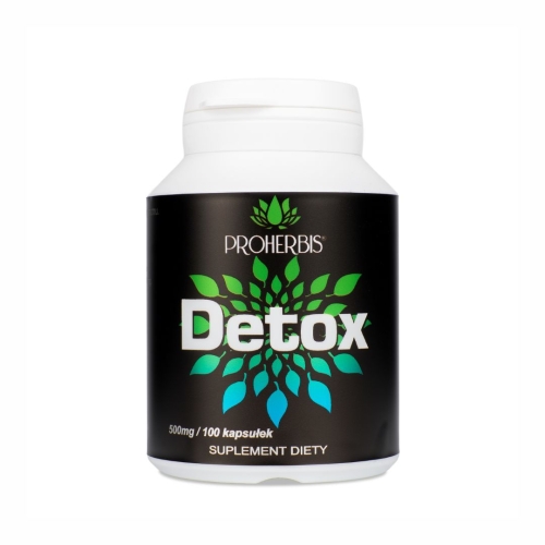Detox PROHERBIS, 100 kapsułek