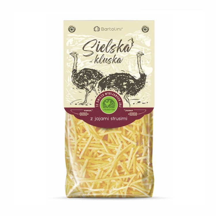 Makaron krajanka z jaj strusich BIO Bartolini 250 g