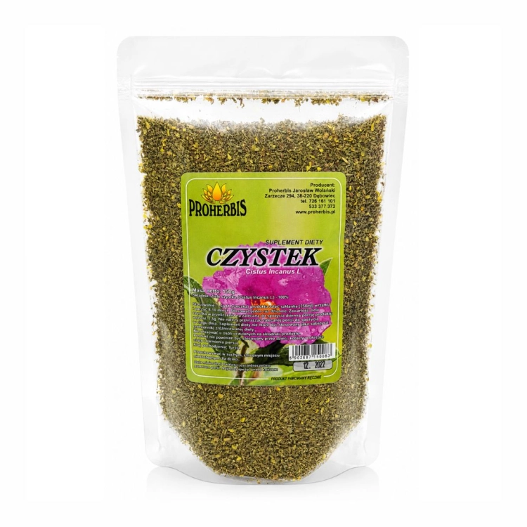 Czystek PROHERBIS w opakowaniu 150 g