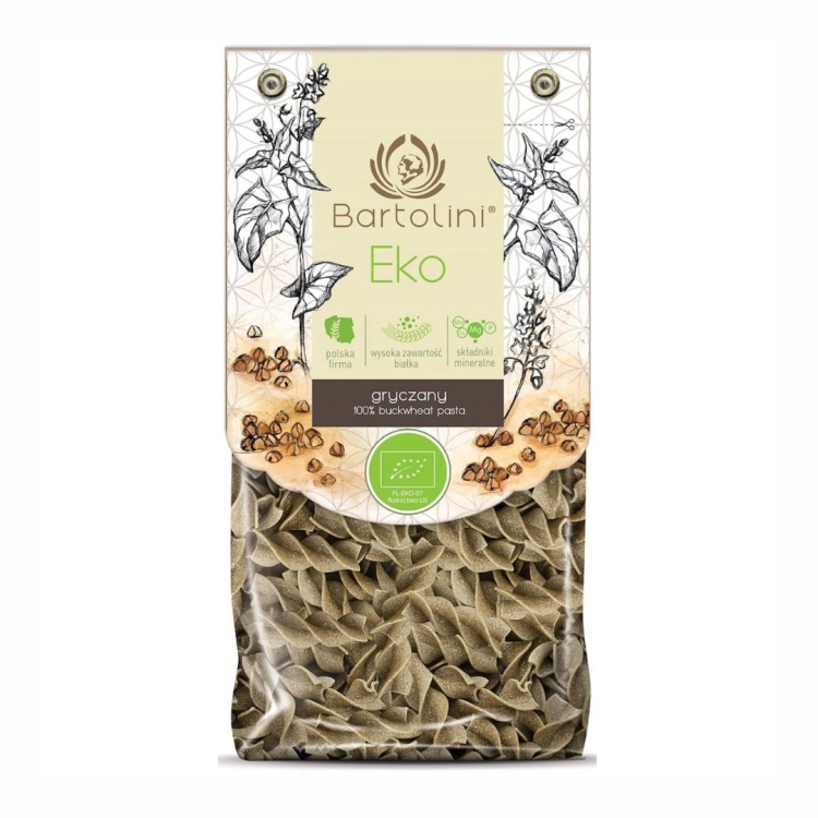 Makaron gryczany duże świderki BIO Bartolini 250 g